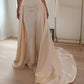 Detachable Silk Overskirt