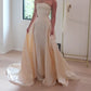 Detachable Silk Overskirt