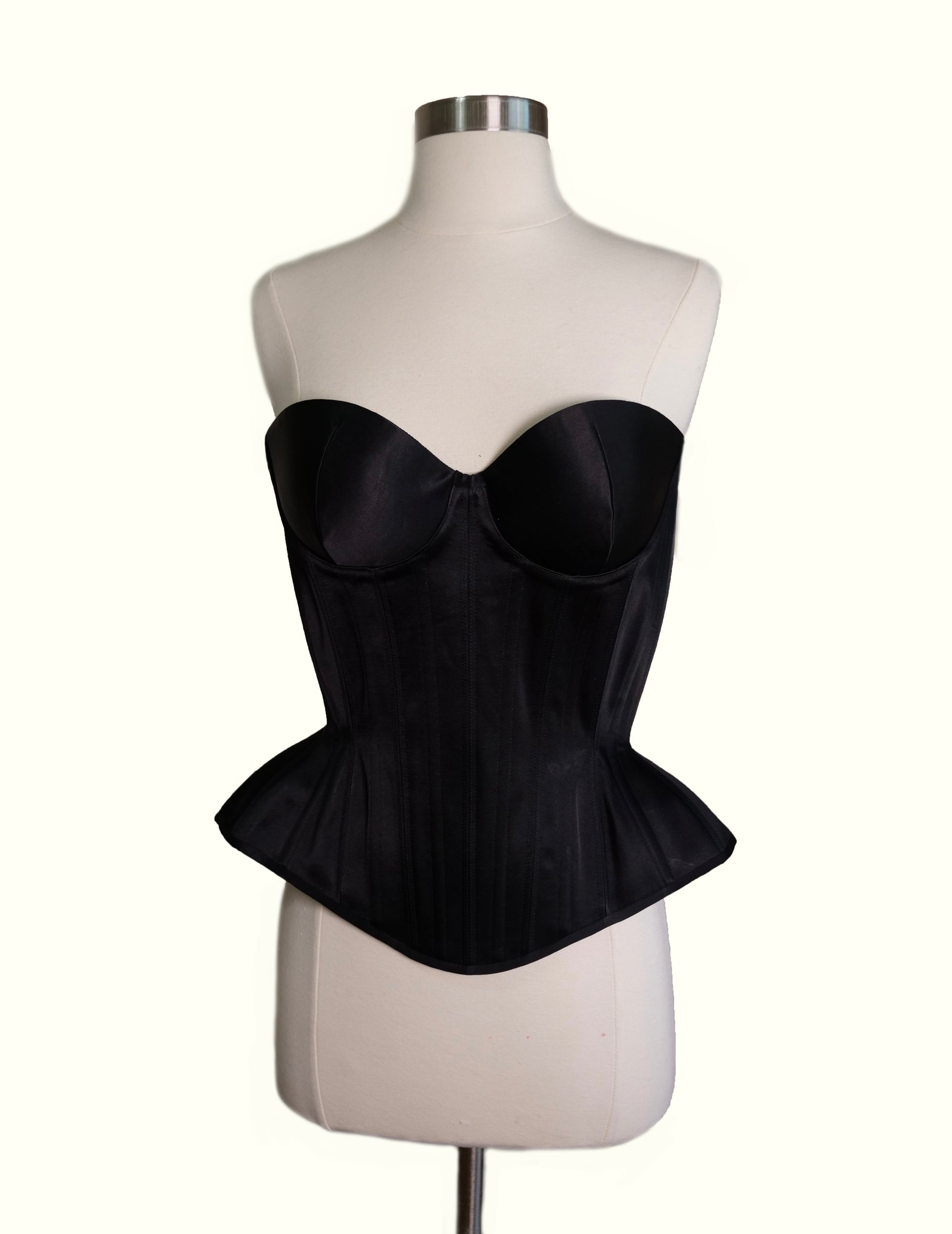 Silk Push-up Cupped Corset – Ma Corsetière