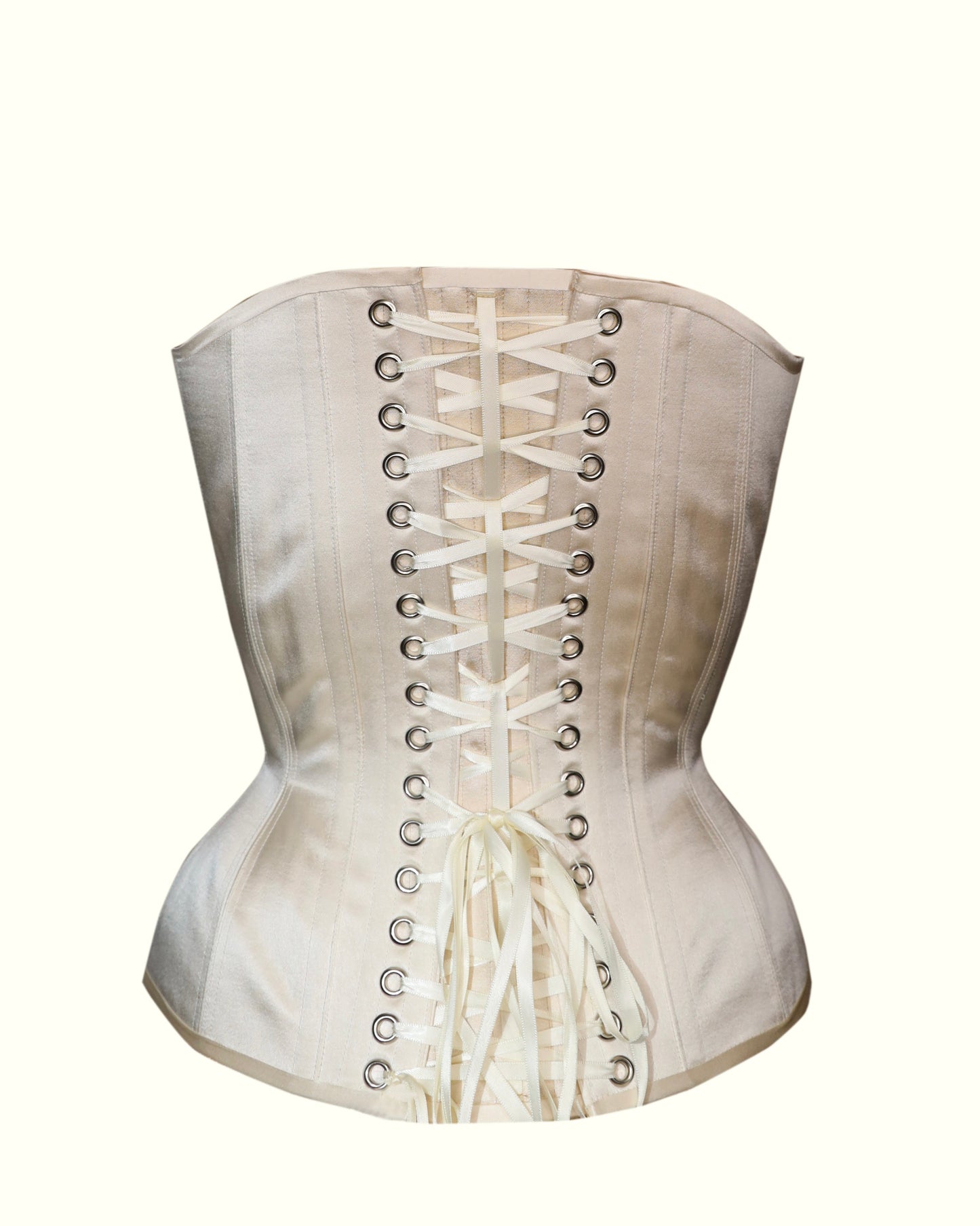 Silk Scoop Neck Corset